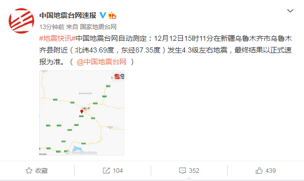 新疆烏魯木齊今日地震最新消息及背景分析